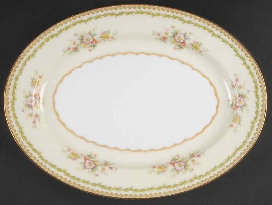 Alcona 11" Oval Serving Platter by Noritake-1