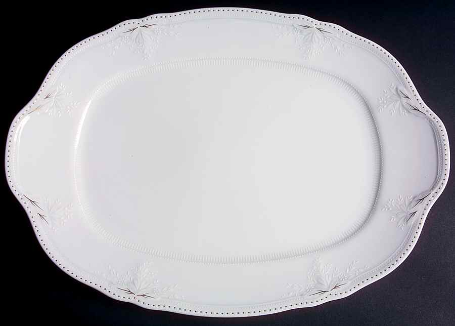 Alcott 14" Oval Serving Platter by Noritake-1