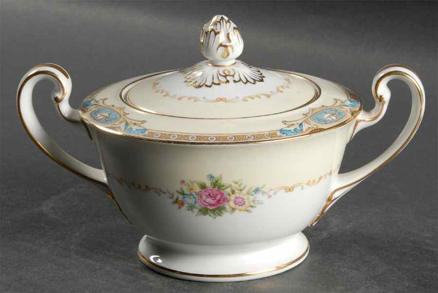 Alden Sugar Bowl & Lid by Noritake-1