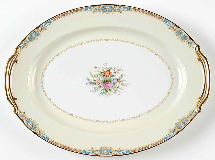 Alden 13" Oval Serving Platter by Noritake-1