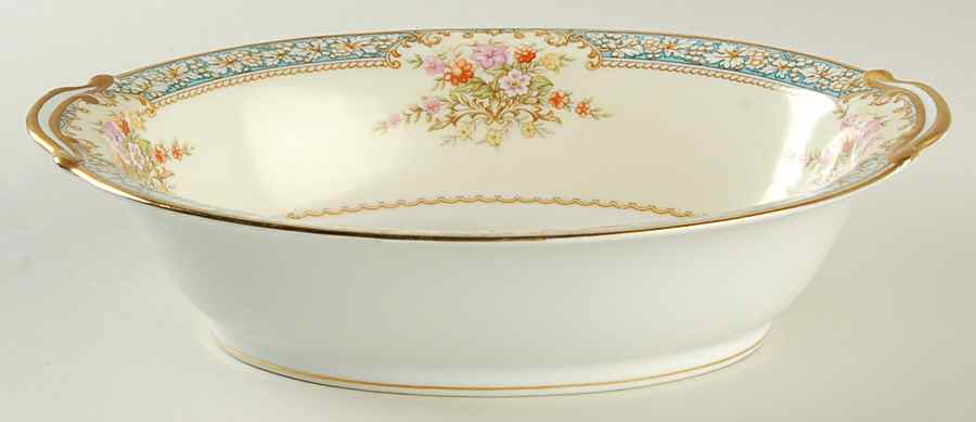 Alexis 8" Oval Vegetable Bowl by Noritake-1