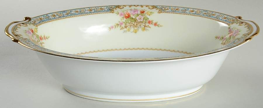 Alexis 10" Oval Vegetable Bowl by Noritake-1
