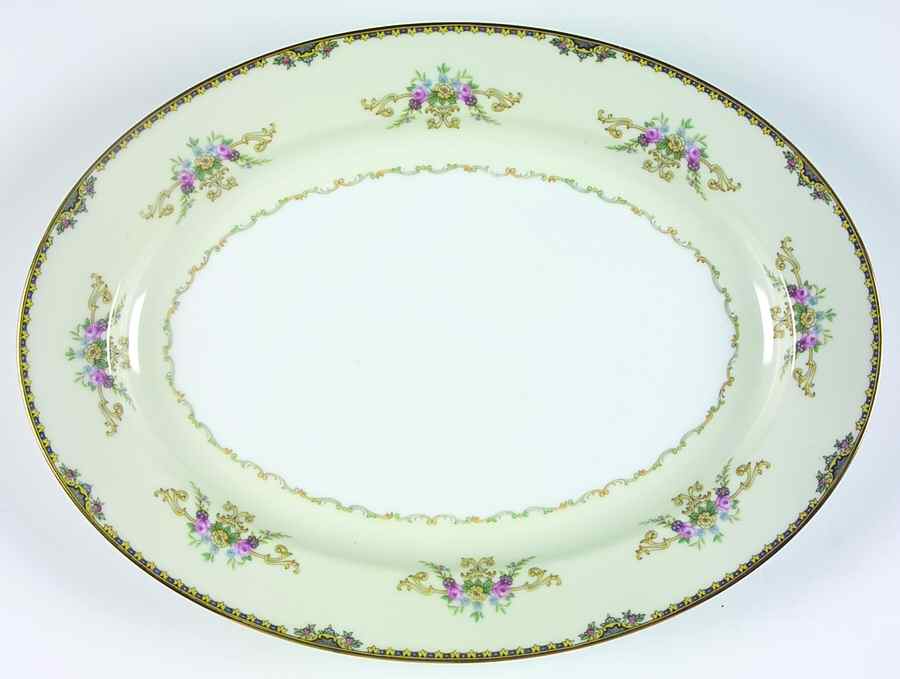 Alford 16" Oval Serving Platter by Noritake-1
