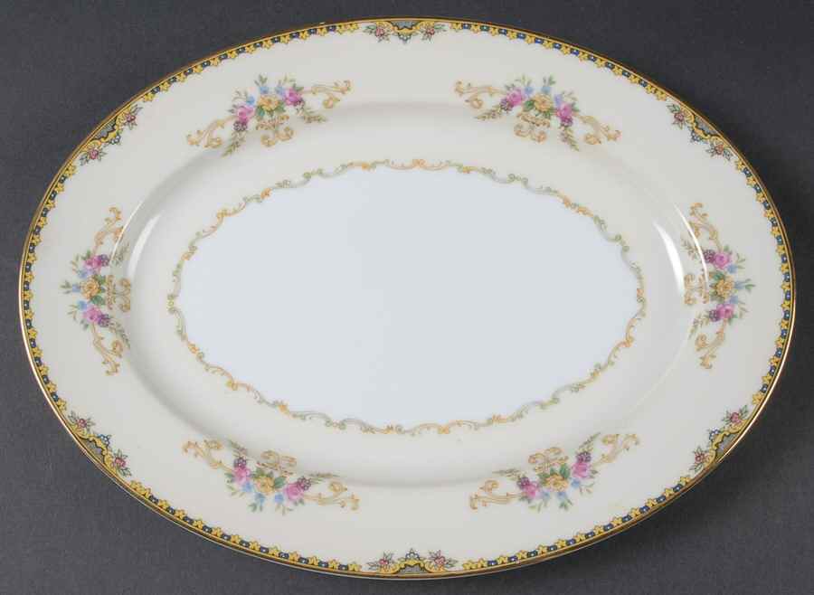 Alford 11" Oval Serving Platter by Noritake-1