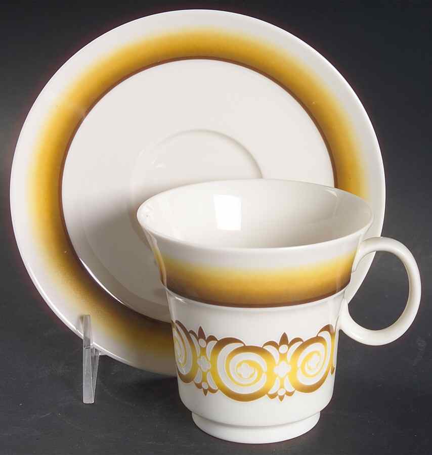 Alhambra Footed Cup & Saucer Set by Noritake-1