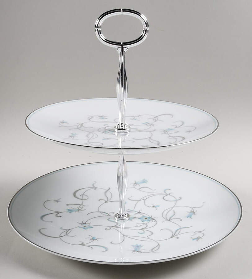 Alicia 6 5/8"-10"  2 Tiered Serving Tray (Dp, Sp) HC by Noritake-1