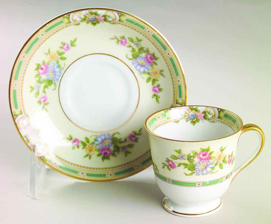 Alicia Footed Demitasse Cup & Saucer Set by Noritake-1