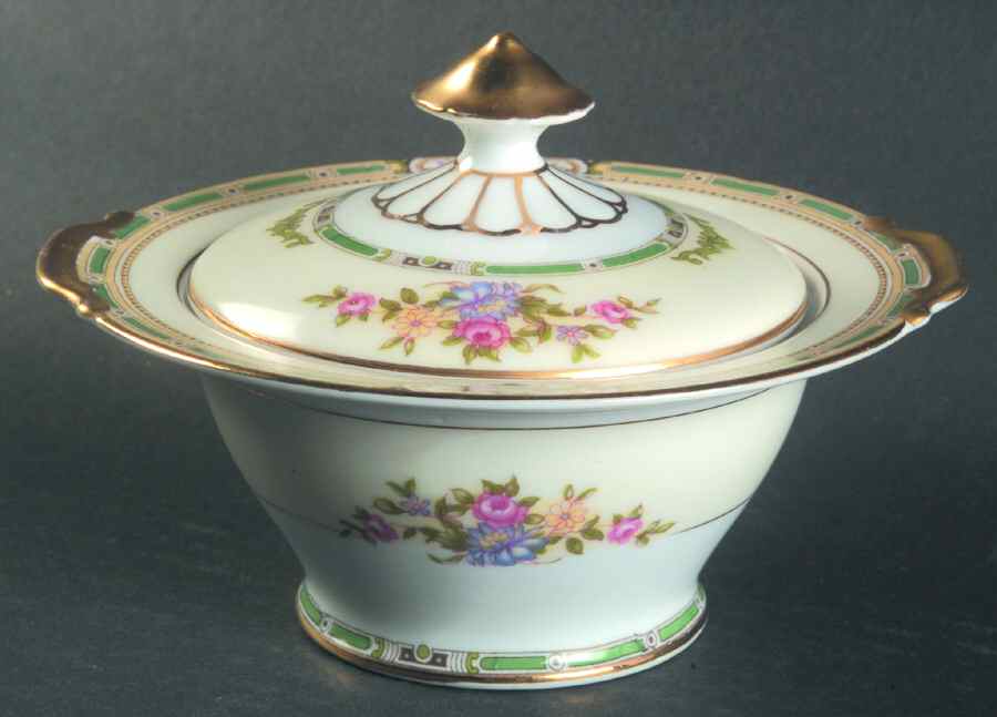 Alicia Sugar Bowl & Lid by Noritake-1