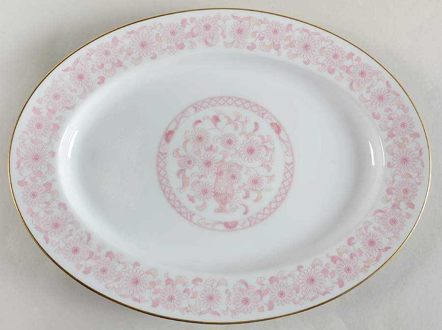 Alicia 13" Oval Serving Platter by Noritake-1