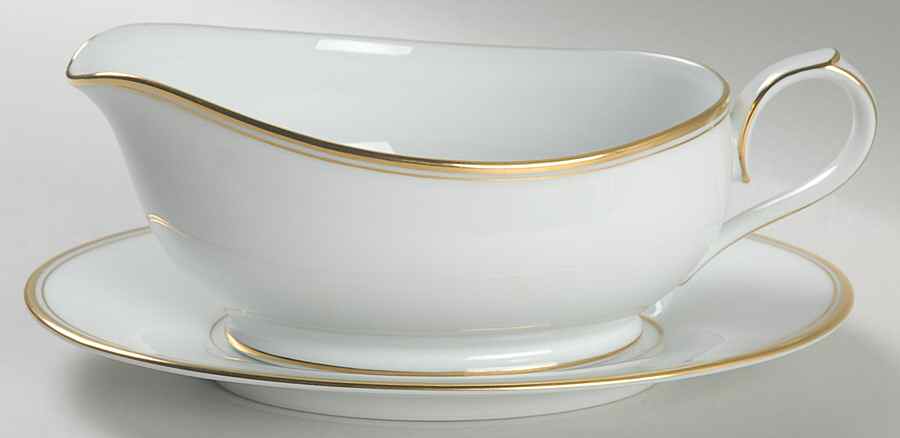 Allison Gravy Boat & Underplate (Relish/Butter) by Noritake-1