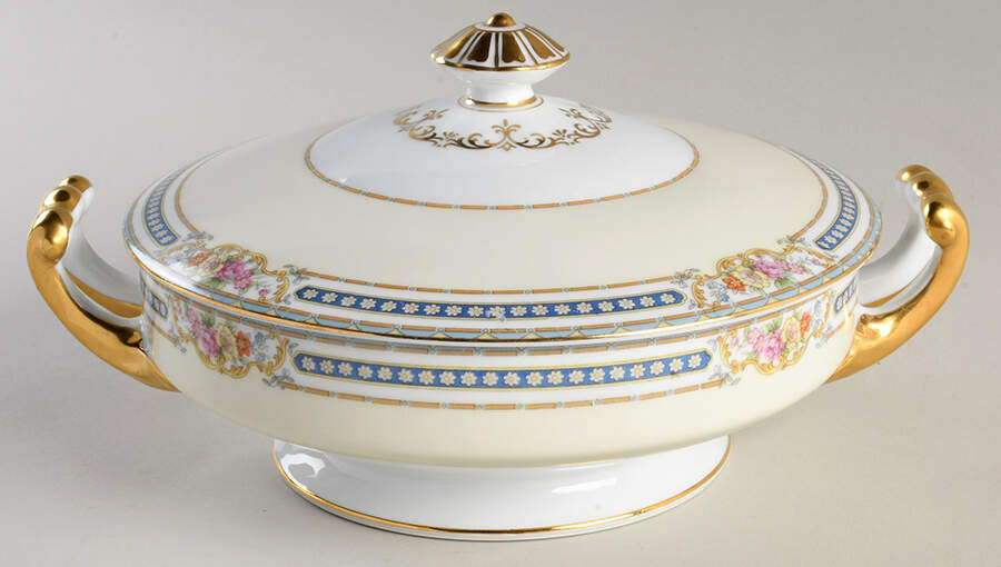 Allard Round Covered Vegetable by Noritake-1