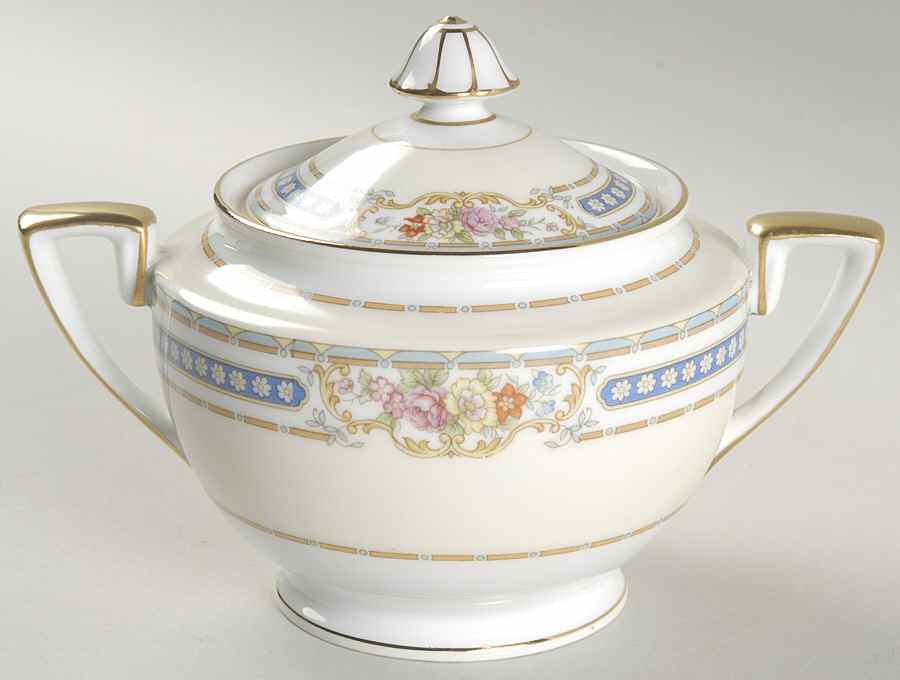 Allard Sugar Bowl & Lid by Noritake-1