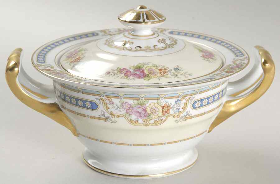 Allard Sugar Bowl & Lid by Noritake-1