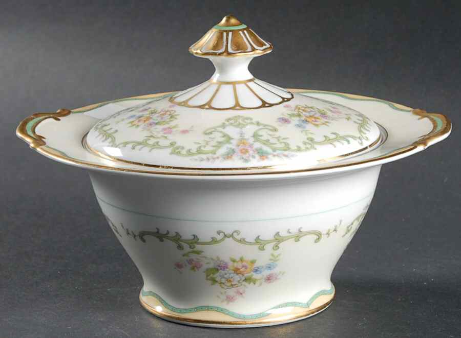 Allaire (No #) Sugar Bowl & Lid by Noritake-1