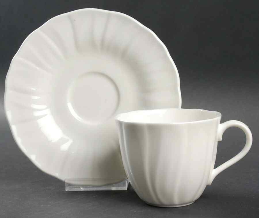 Allaire Flat Cup & Saucer Set by Noritake-1