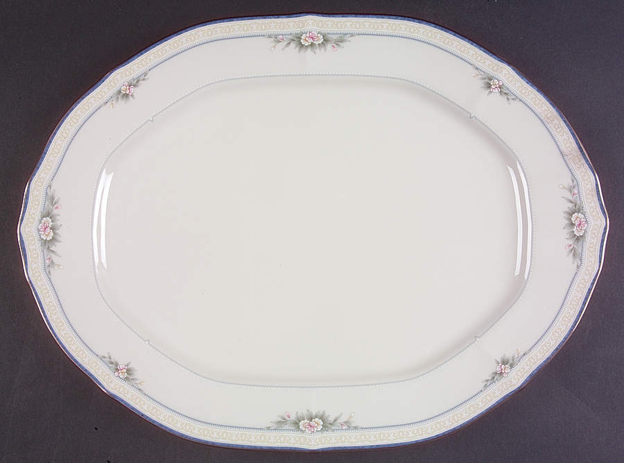 Allendale 14" Oval Serving Platter by Noritake-1