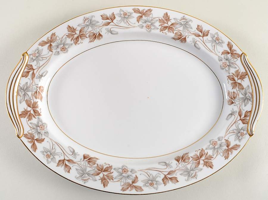 Allison 13" Oval Serving Platter by Noritake-1