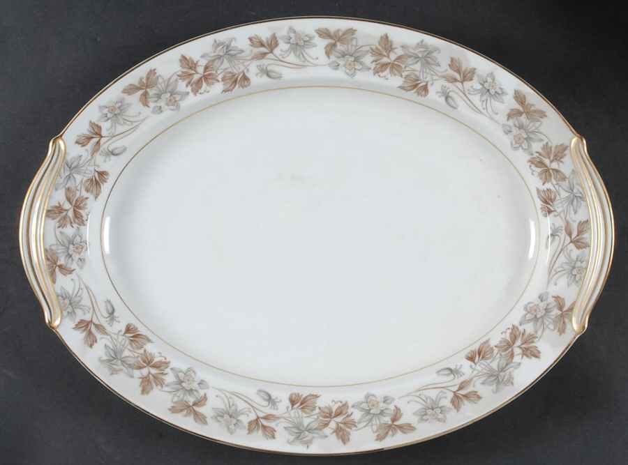 Allison 16" Oval Serving Platter by Noritake-1