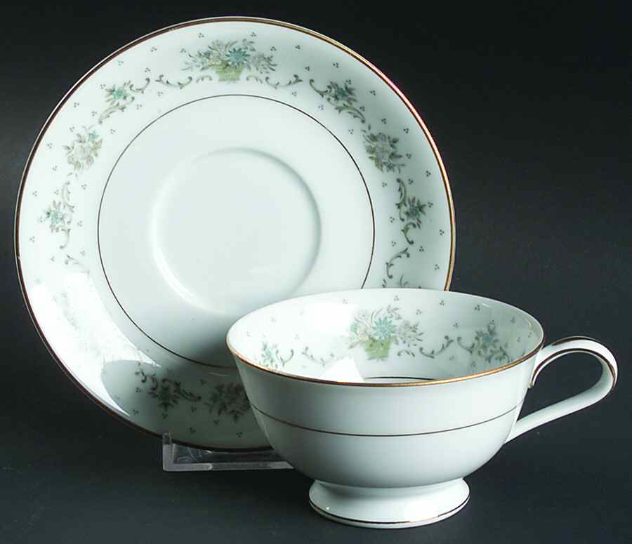 Allston Footed Cup & Saucer Set by Noritake-1