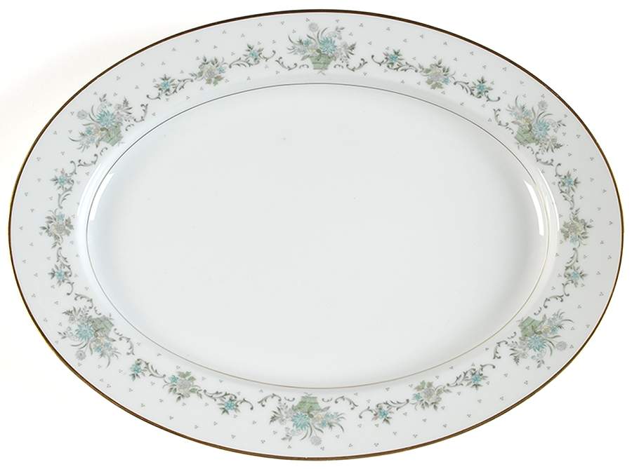 Allston 13" Oval Serving Platter by Noritake-1