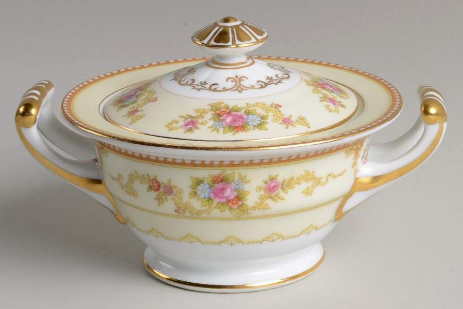 Allure Sugar Bowl & Lid by Noritake-1