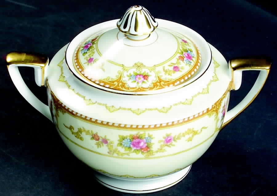 Allure Sugar Bowl & Lid by Noritake-1