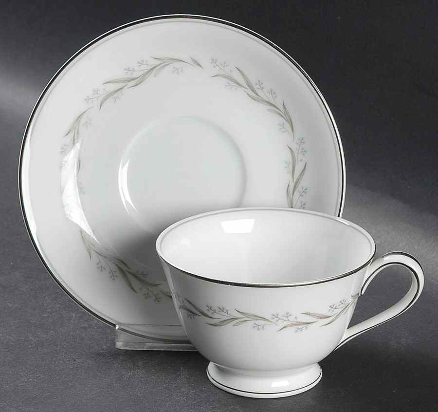 Almont Footed Cup & Saucer Set by Noritake-1
