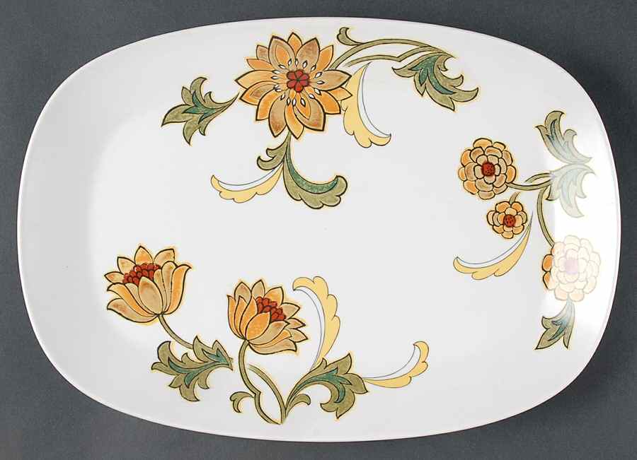 Aloha 13" Oval Serving Platter by Noritake-1