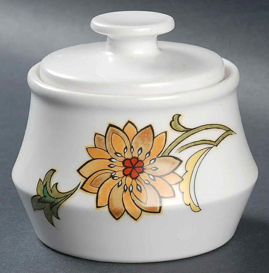 Aloha Sugar Bowl & Lid by Noritake-1