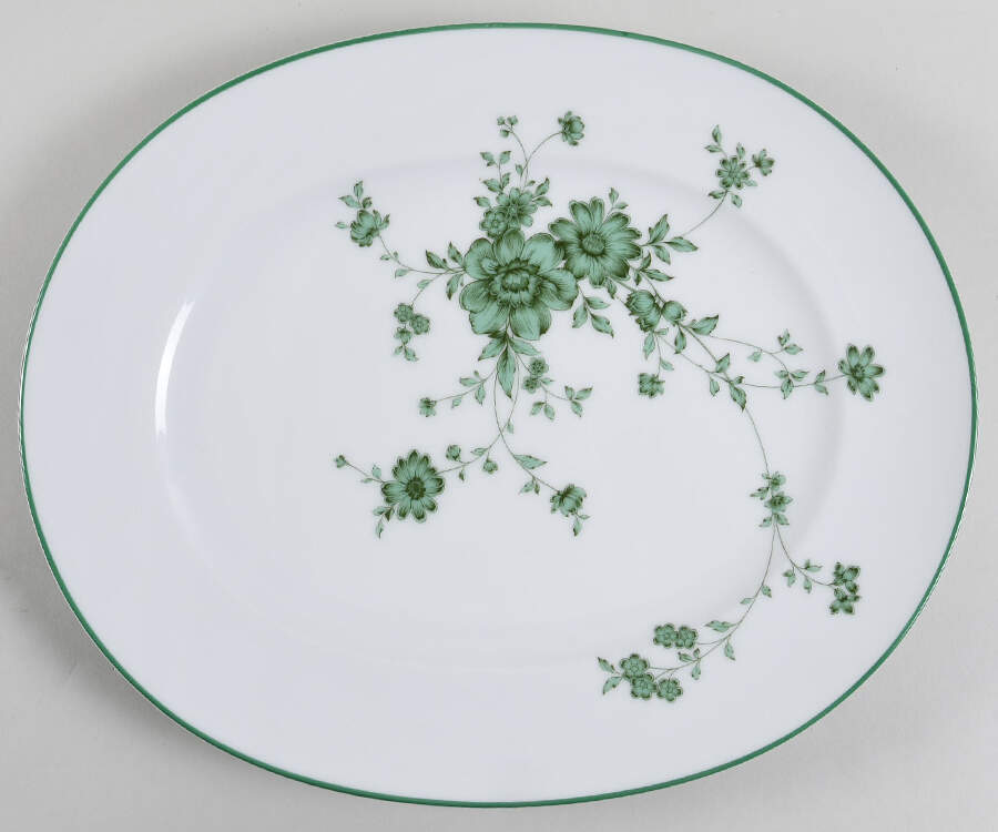 Alpengreen 13" Oval Serving Platter by Noritake-1