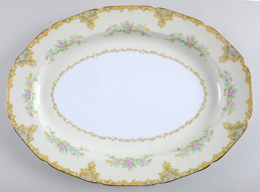 Alrea 16" Oval Serving Platter by Noritake-1