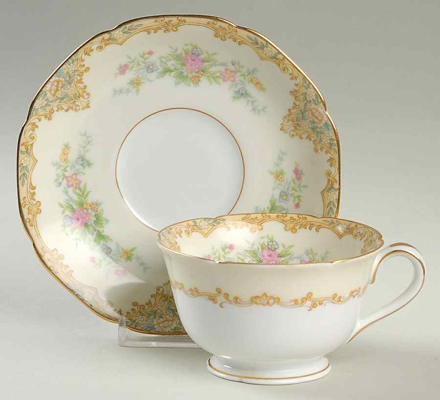 Alrea Footed Cup & Saucer Set by Noritake-1