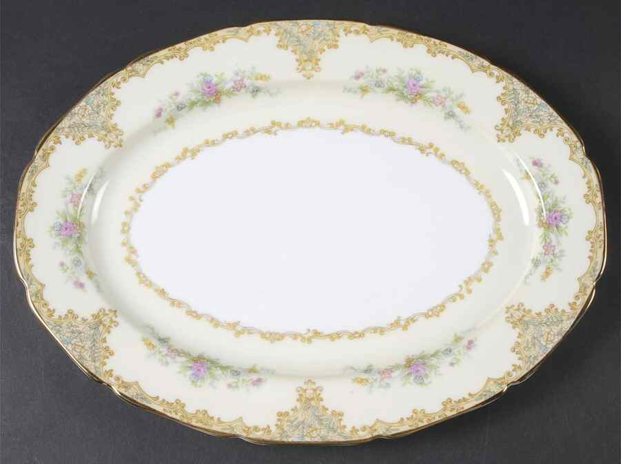 Alrea 11" Oval Serving Platter by Noritake-1