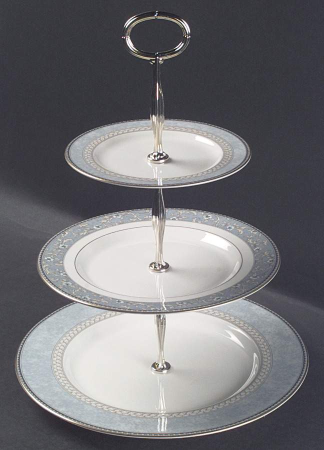 Alsatia 13 7/8"-14 1/4" 3-Tiered Serving Tray(DP,SP,BB) HC by Noritake-1