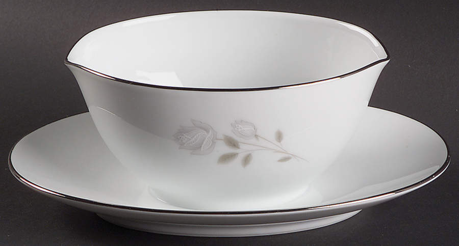 Altadena Gravy Boat with Attached Underplate by Noritake-1