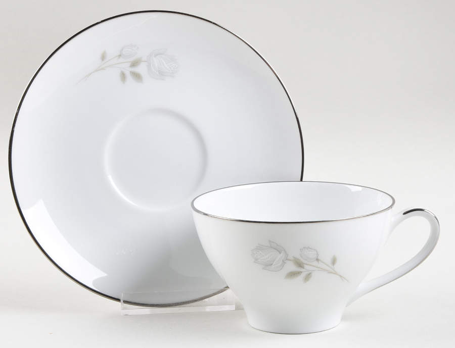 Altadena Flat Cup & Saucer Set by Noritake-1