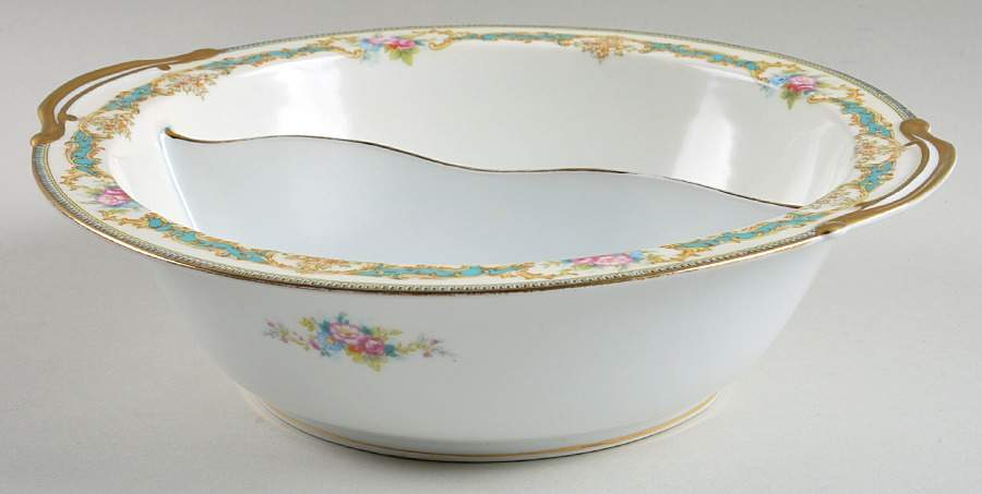 Althea Round Divided Vegetable Bowl by Noritake-1