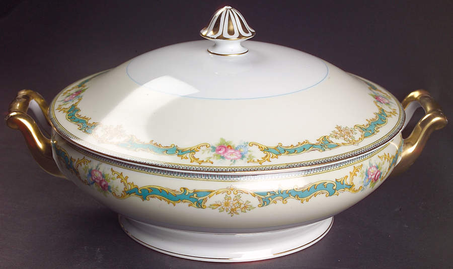 Althea Round Covered Vegetable by Noritake-1
