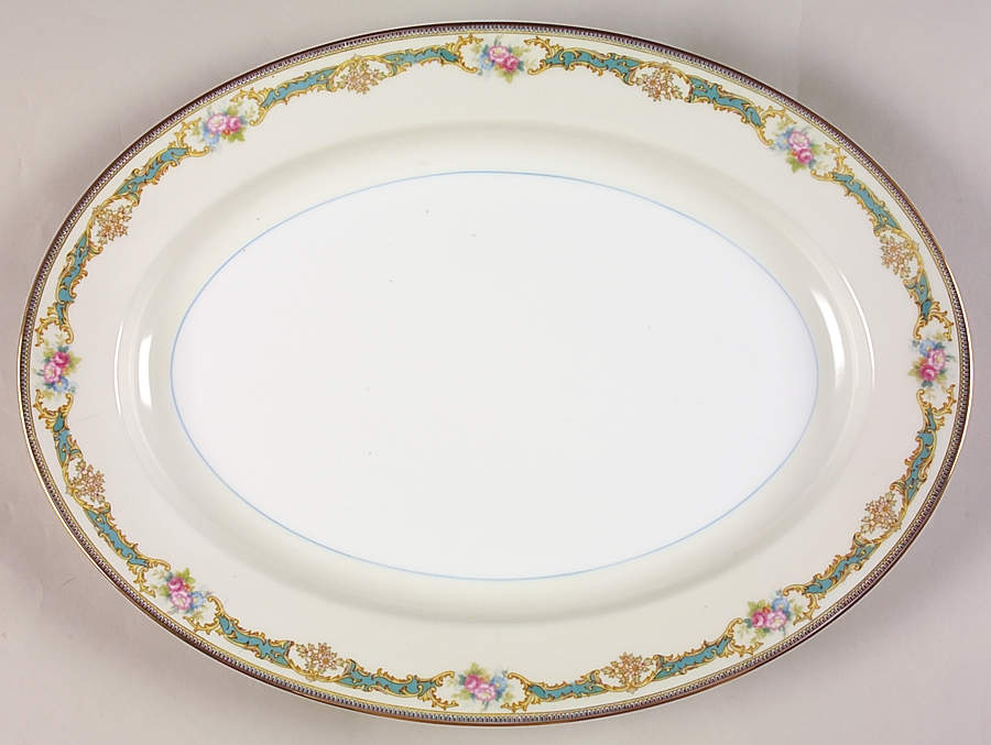 Althea 16" Oval Serving Platter by Noritake-1