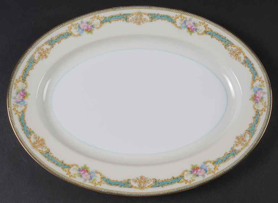 Althea 11" Oval Serving Platter by Noritake-1