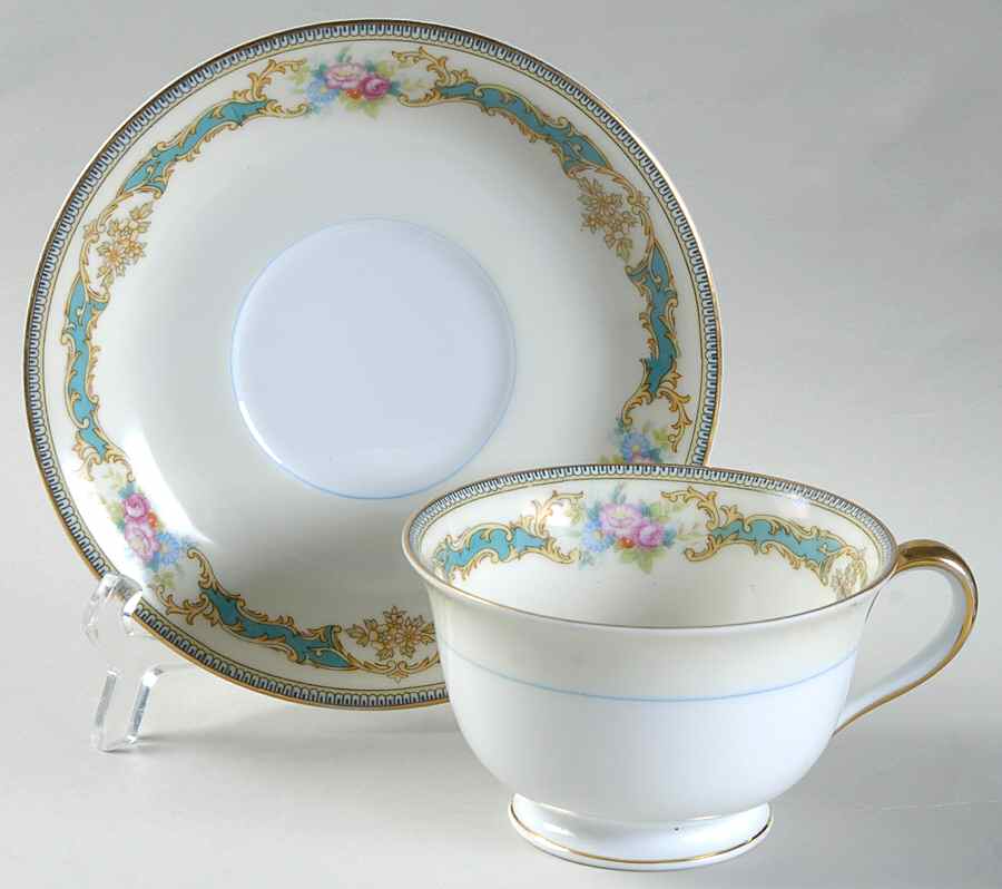 Althea Oversized Cup & Saucer Set by Noritake-1