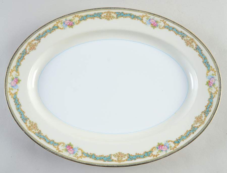 Althea 13" Oval Serving Platter by Noritake-1