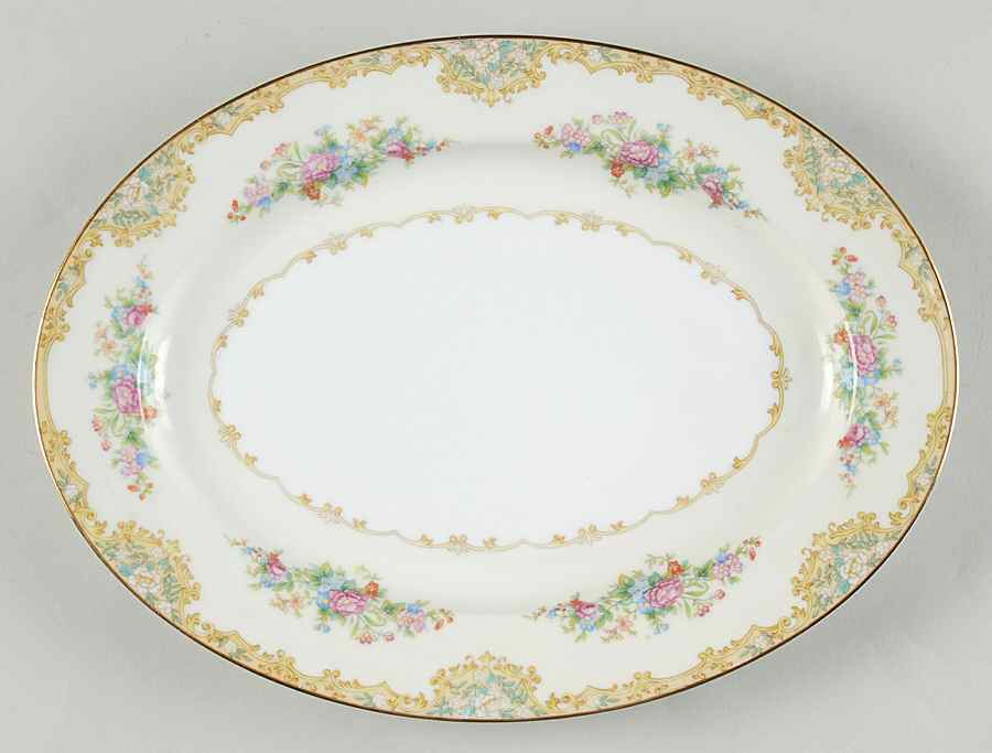 Alvin 11" Oval Serving Platter by Noritake-1