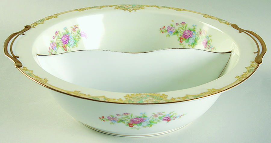 Alvin Round Divided Vegetable Bowl by Noritake-1