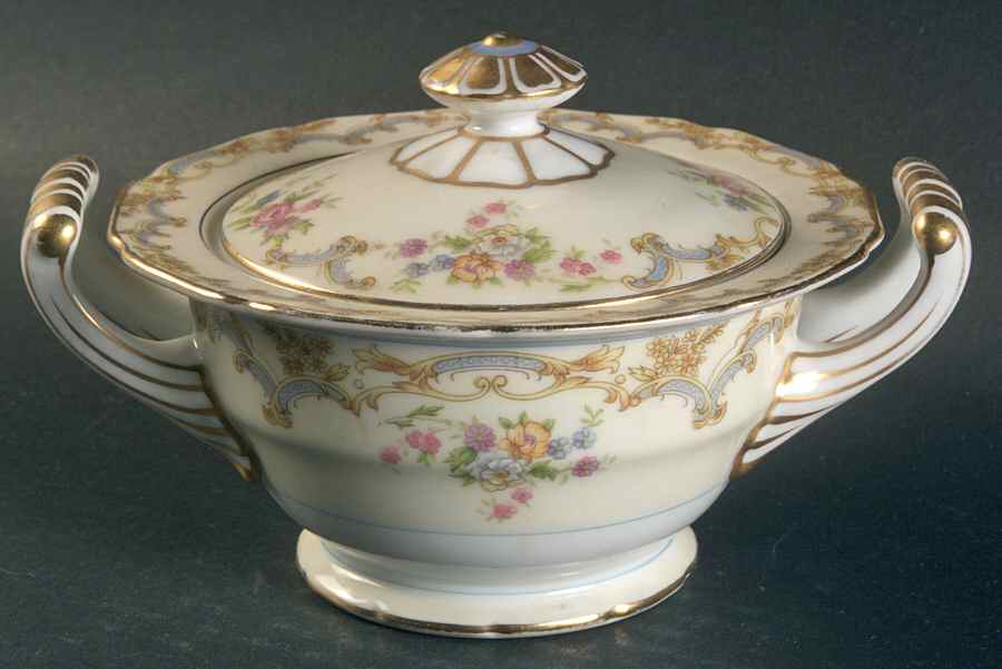 Alvadore Sugar Bowl & Lid by Noritake-1