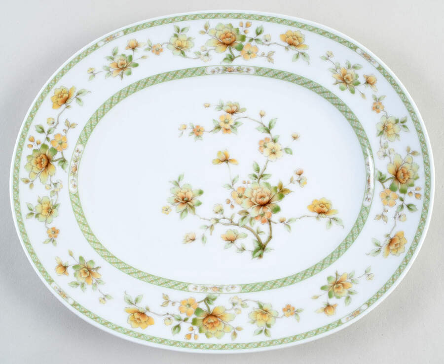 Amapola 13" Oval Serving Platter by Noritake-1
