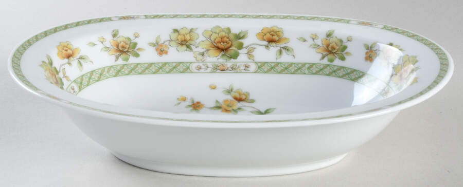 Amapola 10" Oval Vegetable Bowl by Noritake-1