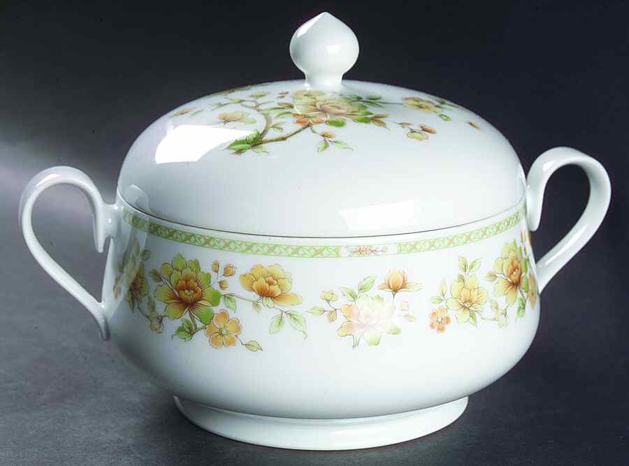 Amapola Round Covered Vegetable by Noritake-1