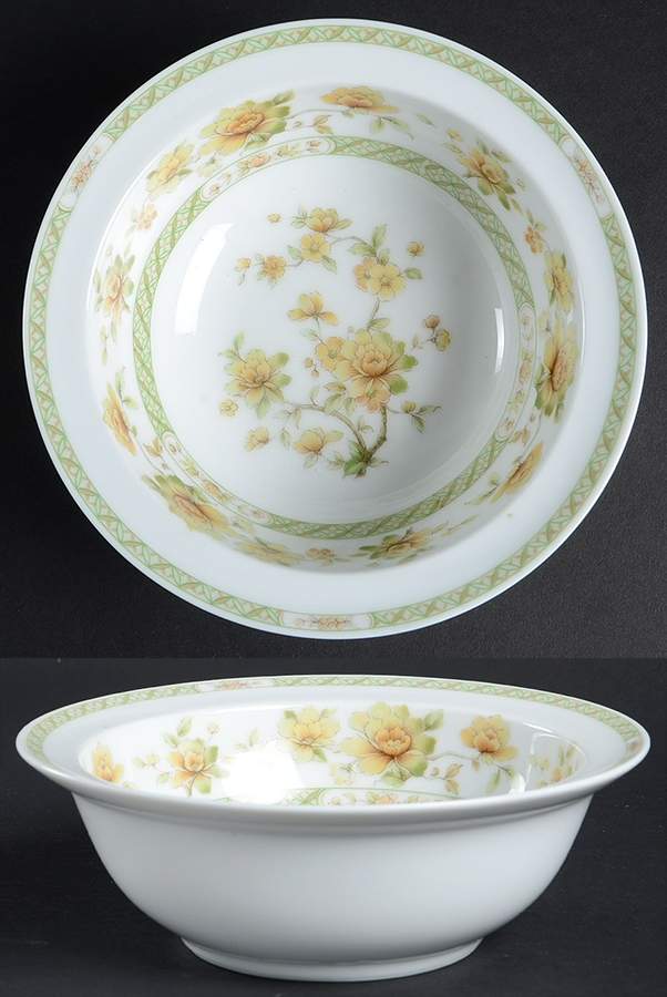 Amapola Rim Cereal Bowl by Noritake-1