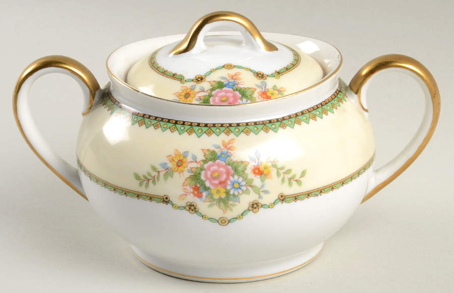 Amarillo Sugar Bowl & Lid by Noritake-1